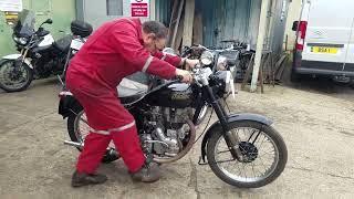 1951 Royal Enfield G2 Bullet 350cc at Andy Tiernans #1339REN