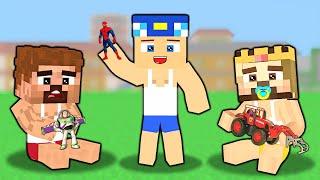 FAKİR, KEREM VE ZENGİN BEBEK OLDU!  - Minecraft