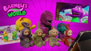 The Dinos and Tubbies React to Barney's World