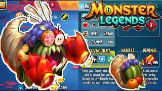 Monster Legends CORNUCRABIA level 150  colisseum review monster - anwir Paincraver treasure cave