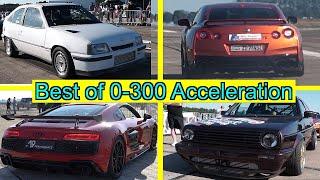 Best of 0-300 Acceleration Sleeper & Supercars RACE1000 compilation  22.09.2024