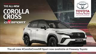 The all-new #CorollaCrossGRSport at Freeway Toyota