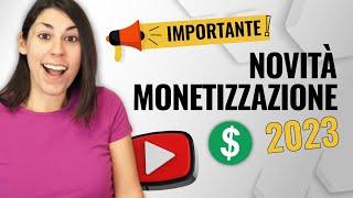 Nuovi requisiti MONETIZZAZIONE 2023: anche con Shorts!