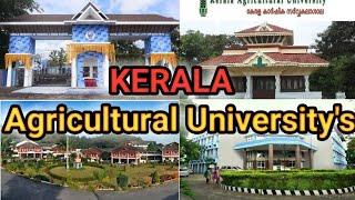 Kerala Agricultural University's || Farm University's in kerala