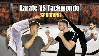 Karate vs Taekwondo SPARRING CHALLENGE