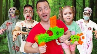 24 Hours SURVIVING in the Zombie Apocalypse! Lera Boo