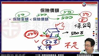 01 財產保險理論-產險與壽險的不同