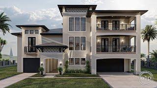 3 Story Beach House Plan - Siesta Key Virtual Tour