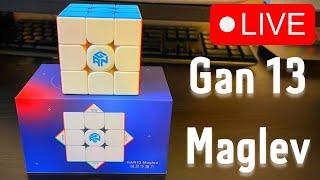 Live Gan 13 Maglev Cubing Session!