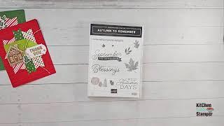 LIVE: Stampin' Up! Kitchen Table Stamper shares Short Cut Card Sketch #13 with Humble Home Bundle