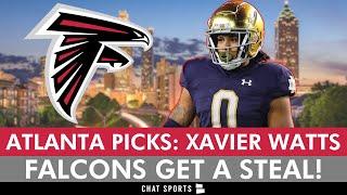  Falcons Trade Up & Get A STEAL With Xavier Watts In Round 3 Of 2025 NFL Draft