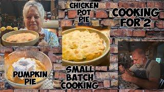 Cooking for Two/ Small Batch Cooking/ Frugal/Pot Pie