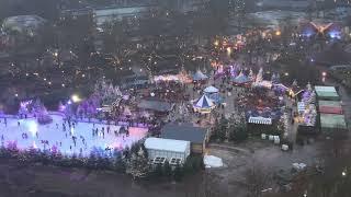 kijken over Winter Efteling vanuit Pagode 2024