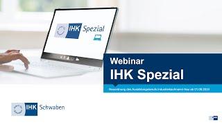 IHK Spezial Webinar: Neuordnung des Ausbildungsberufs Industriekaufmann/-frau ab dem 1. August 2024