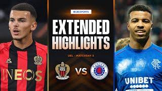 Nice vs. Rangers: Extended Highlights | UEL League Phase MD 5 | CBS Sports Golazo - Europe