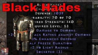 D2R Unique Items - Black Hades (Chaos Armor)