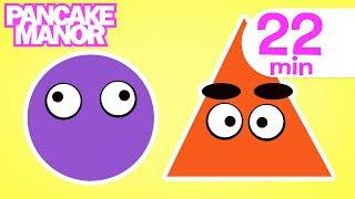 Shapes Song + More Songs for Kids | Pancake Manor