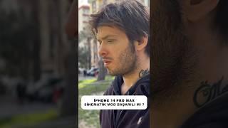 İPHONE 14 PRO MAX SİNEMATİK MOD BAŞARILI MI ?