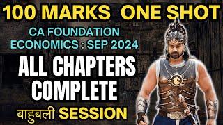 MAHA MARATHON : CA Foundation Economics All Chapters (100 MARKS COMPLETE) | CA Parag Gupta