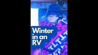 RV Living in Winter: Cheap and Easy Tips #Shorts