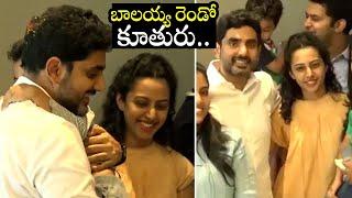 Nara Lokesh And Balakrishna Second Daughter Tejaswini Visuals | nara lokesh padayatra song | TD