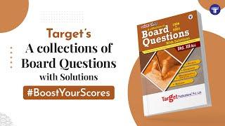 Std. 12 Board Questions with Solutions - 1996 to 2024 | Target Publications