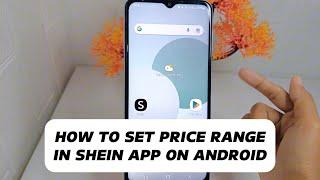 How To Set Price Range In Shein App