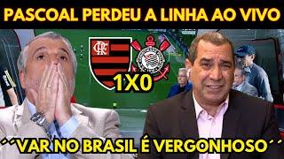 PASCOAL PERDEU A LINHA AO VIVO!´´ESSE VAR É UMA VERGONHA´´! NOTICIAS DO FLAMENGO