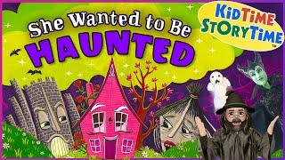 She WANTED to be HAUNTED | Halloween for kids