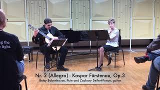 Nr. 2 (Allegro) für Flöte and Guitarre - Kaspar Fürstenau, Op.3