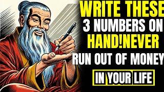 Write These 3 Numbers on Your Hand for Money Abundance | Buddhism