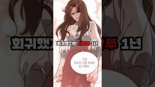 회귀했는데 1년 뒤 죽습니다 #웹툰리뷰 #완결웹툰