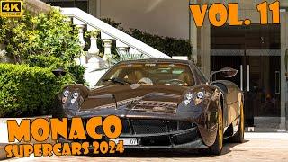 SUPERCARS IN MONACO 2024 - VOL. 11 [2024 4K]