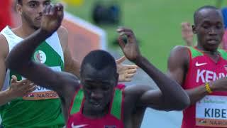 Emmanuel Wanyonyi and Noah Kibet in men's 800m