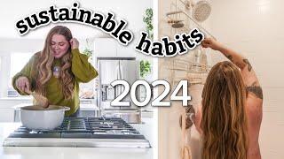 sustainable habits I'm doing in 2024 ️