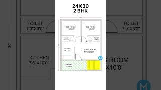 24X30 home plan design