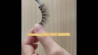 Premium mink eyelashes wholesale 25mm length customize packing and color