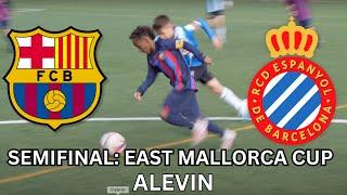 Semifinal East Mallorca Cup 2023 U11 (summary):   FC Barcelona - RCD Espanyol