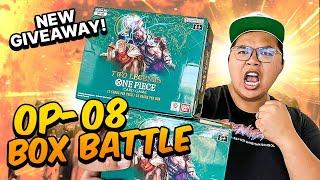 BOX BATTLE FOR SUSHI! OP-08 BOOSTER BOX Opening: Two Legends (ENGLISH) - One Piece TCG