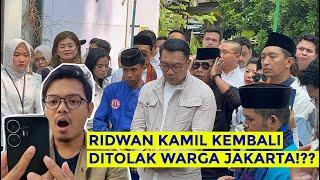 RIDWAN KAMIL UNTUK KEDUA KALINYA  DITOLAK WARGA JAKARTA, KALI INI JATINEGARA