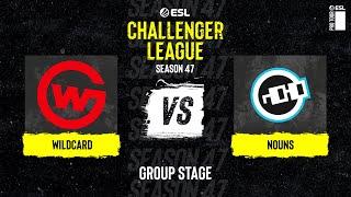 Wildcard vs. Nouns - ESL Challenger League S47 - NA