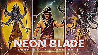 Neon Blade  Ft.Lord Shiva Edit ️ || Mahadev ji edit  || #shorts #whatsapp_status #4kstatus