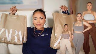 ZARA SPRING TRY ON HAUL 2021 ( A LOT OF CUTE SPRING BASICS!)