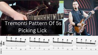 Mark Tremonti Em Pattern of 5s Picking Lick- With TABs