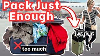 How to Pack Enough so You Do Not Overpack (Carry-On Only)