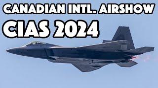 HIGHLIGHTS of the 2024 Canadian International Air Show! USAF F22, RAF Red Arrows and more!