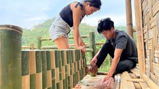 Make a beautiful bamboo bed - The happy life of the couple before the husband was away