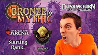  Bronze To Mythic: Episode 6 - Starting Rank: Gold 1 - MTG Arena:  Duskmourn: House Of Horror 