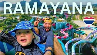 THAILAND'S BEST WATERPARK for KIDS (and adults)  Ramayana Water Park Pattaya