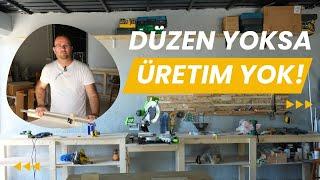 Atölyede Yeni Başlangıç: Raflar ve Tezgahlarla Düzeni Sağlıyoruz!